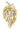 Estate Yellow Gold Platinum and Diamond Brooch