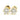 Estate Yellow Gold and Diamond Stud Earrings