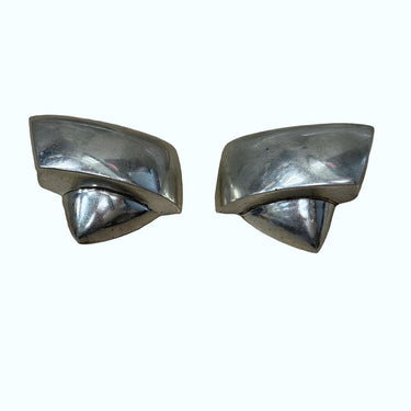 Patricia Von Musulin Sterling Silver Ear Clips.
