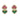 18K Gold Diamond and Tourmaline Earrings.