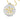 14K Gold Diamond Sand Dollar Pendant Necklace.
