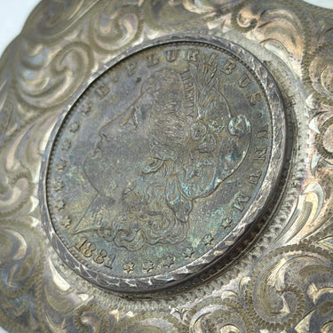 1881‑S Morgan Silver Dollar Belt Buckle by Smith.