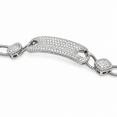 14K Diamond Link Bracelet