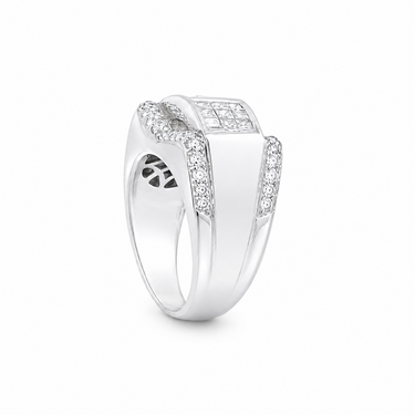18K White Gold Diamond Ring
