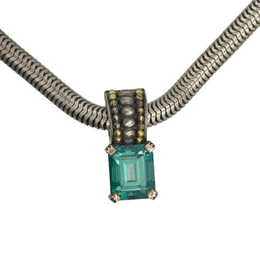 Lagos, Sterling Silver and 18K Gold “Caviar” Necklace