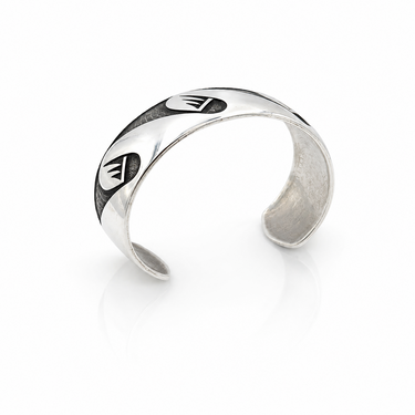 Native American Silver Cuff Bracelet