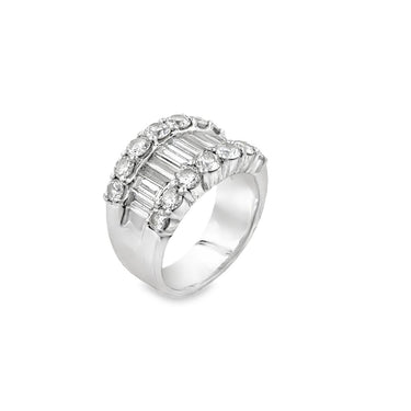 Estate Vintage Platinum and Diamond Ring
