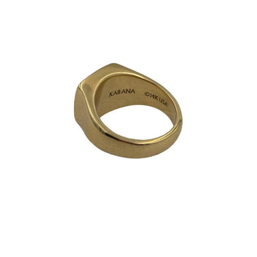 14K Yellow Gold Crown Of Light Ring By Kabana