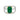 18K White Gold Diamond and Emerald Ring.