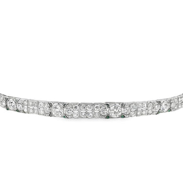 Estate Art Deco Platinum and Diamond Bracelet