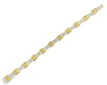 14K Yellow Gold Diamond Bracelet