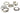 Collection Of Sterling Silver Bangle Bracelets (7) weighing 14ozt.