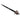 Estate Sterling Silver and Hardstone Sword Celtic Brooch