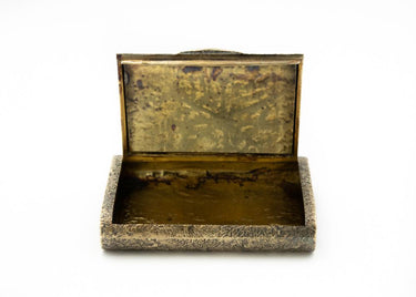 Unusual Russian Double Headed Dragon Imperial Coat of Arms Box Sold By Seaman Schepps