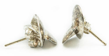 Estate Vintage Sterling Silver Hook Earrings by Tiffany & Co. with Designer Frank Gehry
