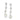 Estate Vintage Gold and Diamond Chandelier Style Ear Pendants