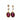 Estate Yellow Gold Diamond and Tourmaline Earrings