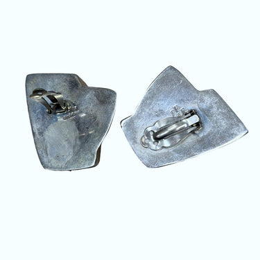 Patricia Von Musulin Sterling Silver Ear Clips.