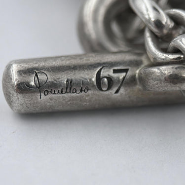 Vintage Sterling Silver Necklace and Bracelet from the Pomellato ‚Äú67 Collection."