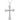 Estate Designer White Gold and Diamond Cross Pendant by Piranesi