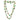 Estate Yellow Gold Jade Bead Necklace