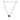 Estate White Gold Diamond and Aquamarine Choker