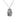 Estate White Gold and Diamond Set Hamsa Pendant Necklace