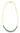 Estate Yellow Gold Emerald and Diamond Necklace