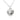 Vintage White Gold Diamond "LOVE" Heart Pendant.