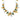 Vintage 18K White Gold Diamond and Gemstone Necklace.