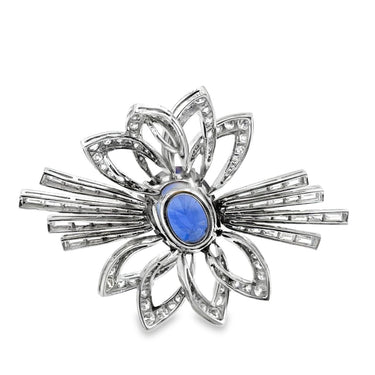 Estate Vintage 1950s Diamond Pendant