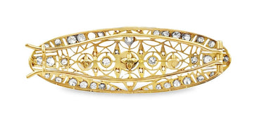 Belle √âpoque Diamond and Pearl Hair Barrette