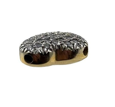 18k Yellow Gold Diamonds Heart Pendant.