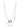 14K White Gold Diamond "B" Slide Pendant