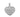 14K White Gold Diamond Heart Pendant