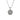 18K White Gold Diamond Honeycomb Pendant Necklace.