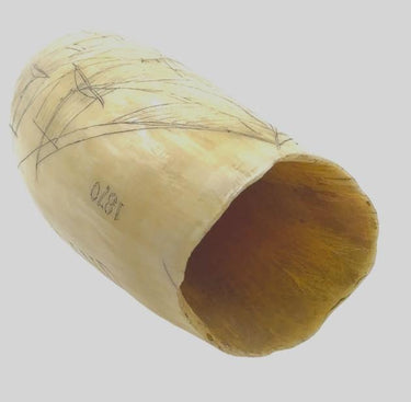 Rare 19th Century SCRIMSHAW WHALE'S TOOTH By Jacob A. Howland
