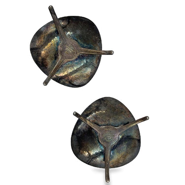 Vintage Mid Modern Candle Holders By Cohr Atla, Denmark.