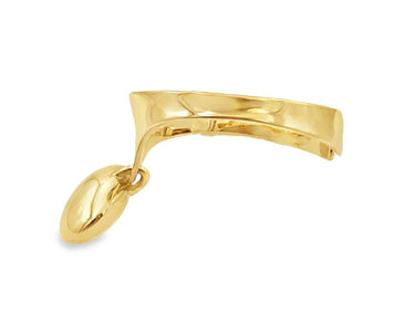 A rare kinetic cuff bracelet designed by Ole Lynggaard.