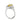 Vintage Three-Stone Yellow Sapphire and Diamond Ring.