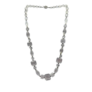 Art Deco sterling silver and rock crystal suite
