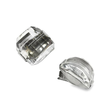 Art Deco sterling silver and rock crystal suite