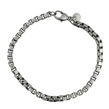 Tiffany & Co. Sterling Silver Venetian Square Link Bracelet