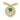 18K Yellow Gold Emerald and Diamond Pendant