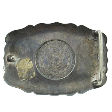 1881‑S Morgan Silver Dollar Belt Buckle by Smith.