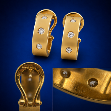 Cartier Italy Diamond Earrings