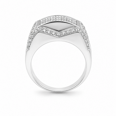 18K White Gold Diamond Ring