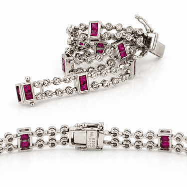 Ruby and Diamond Bracelet