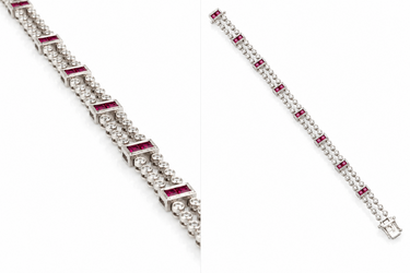 Ruby and Diamond Bracelet