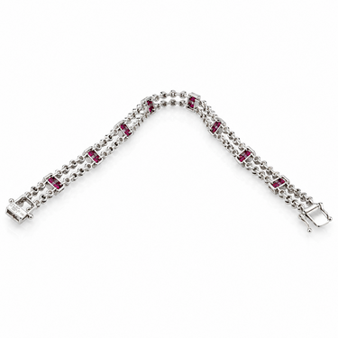 Ruby and Diamond Bracelet